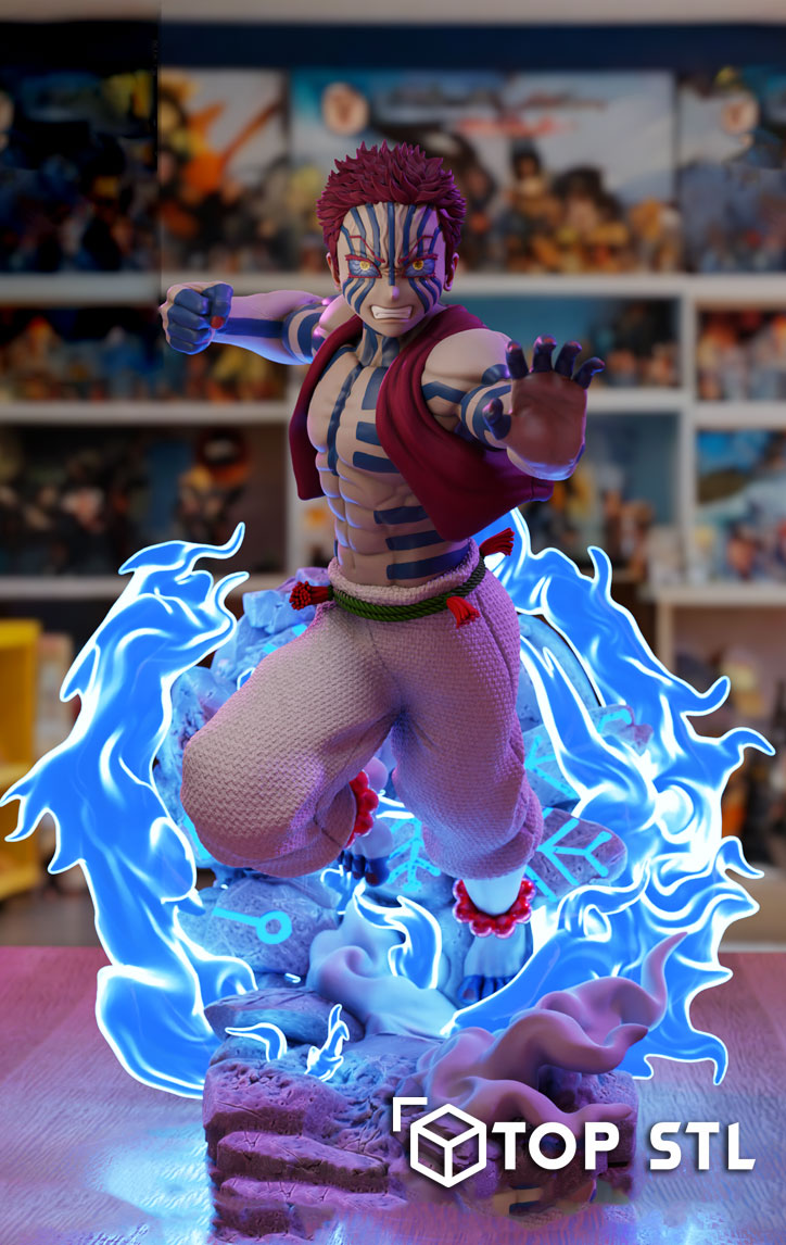 Akaza from Demon Slayer – 3D Print STL Model