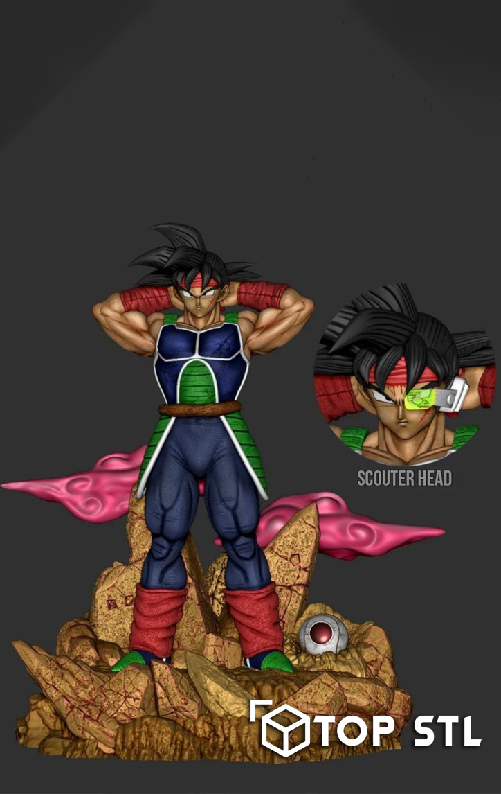 Bardock (Dragon Ball) 3D Printable Figure (STL) - Image 2