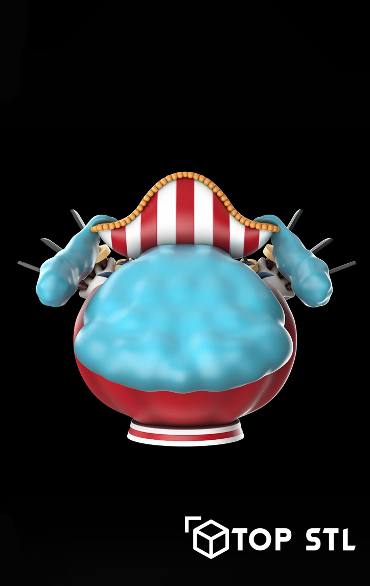Buggy the Clown Bust | 3D Printable Figure (STL) - Image 3