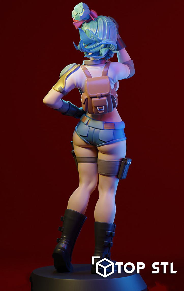 Bulma Dragonball – High-Detail STL 3D Model - Image 2