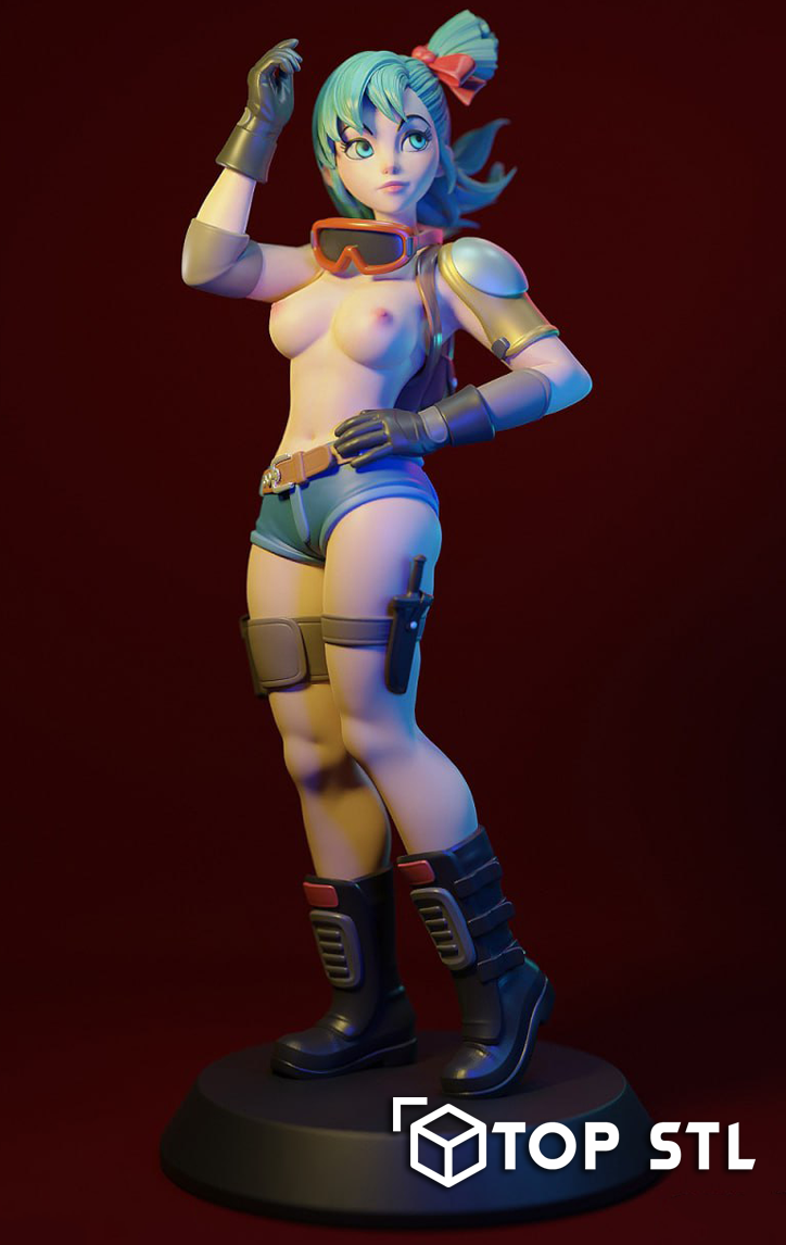 Bulma Dragonball – High-Detail STL 3D Model - Image 3
