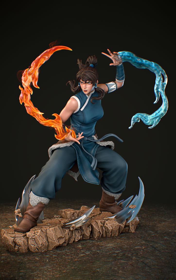 Carlos Eduardo Korra The Legend of Korra – STL Model for Resin & FDM - Image 2