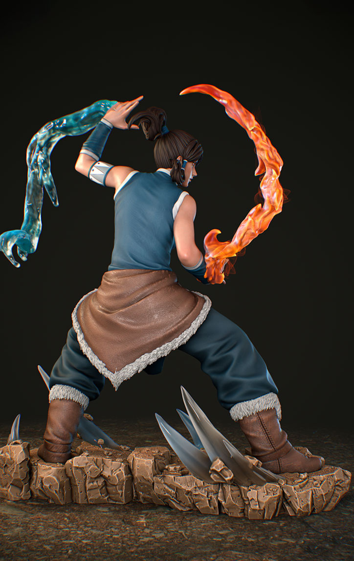 Carlos Eduardo Korra The Legend of Korra – STL Model for Resin & FDM - Image 3