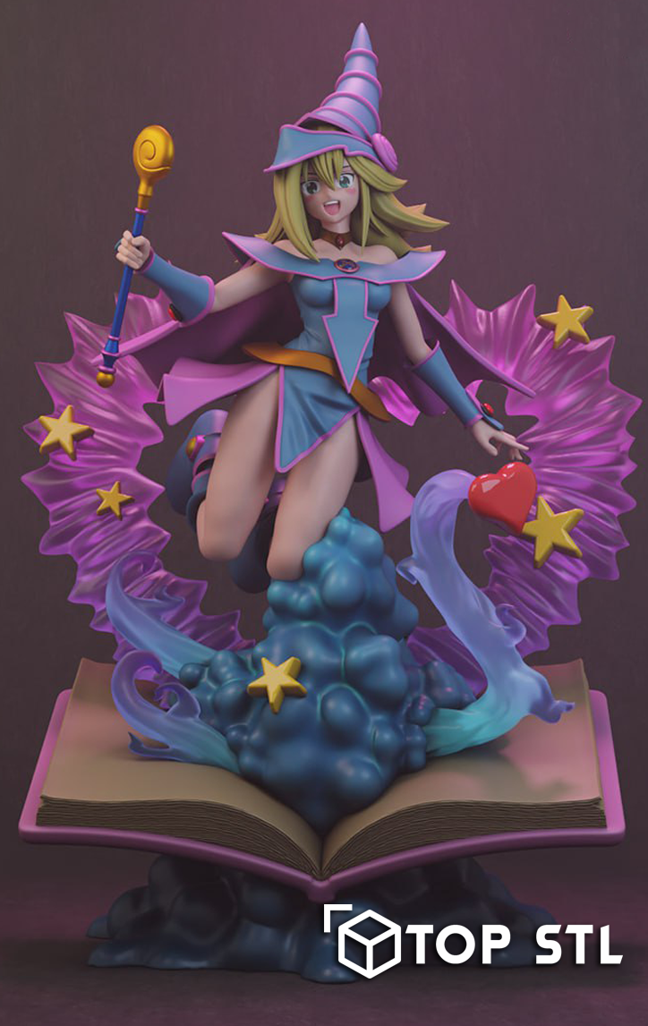 Dark Magician Girl Yu-Gi-Oh! STL 3D Print File