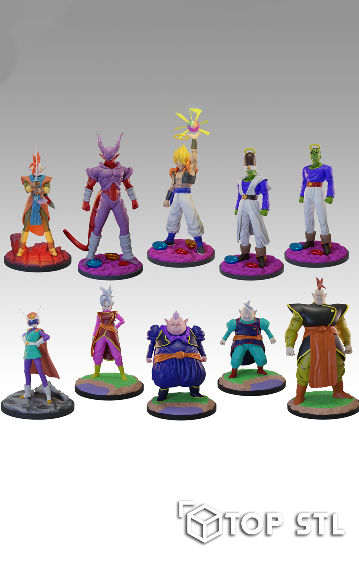 Dragon Ball Miniatures Collectible STL 3D Print