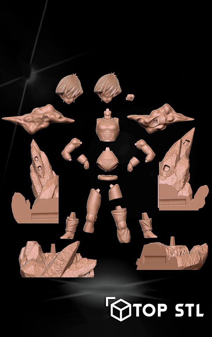 Dragon Ball Fasha | 3D Printable Figure (STL) - Image 2