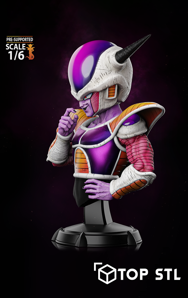 Freeza Bust (Dragon Ball) STL File for 3D Printing - Image 2