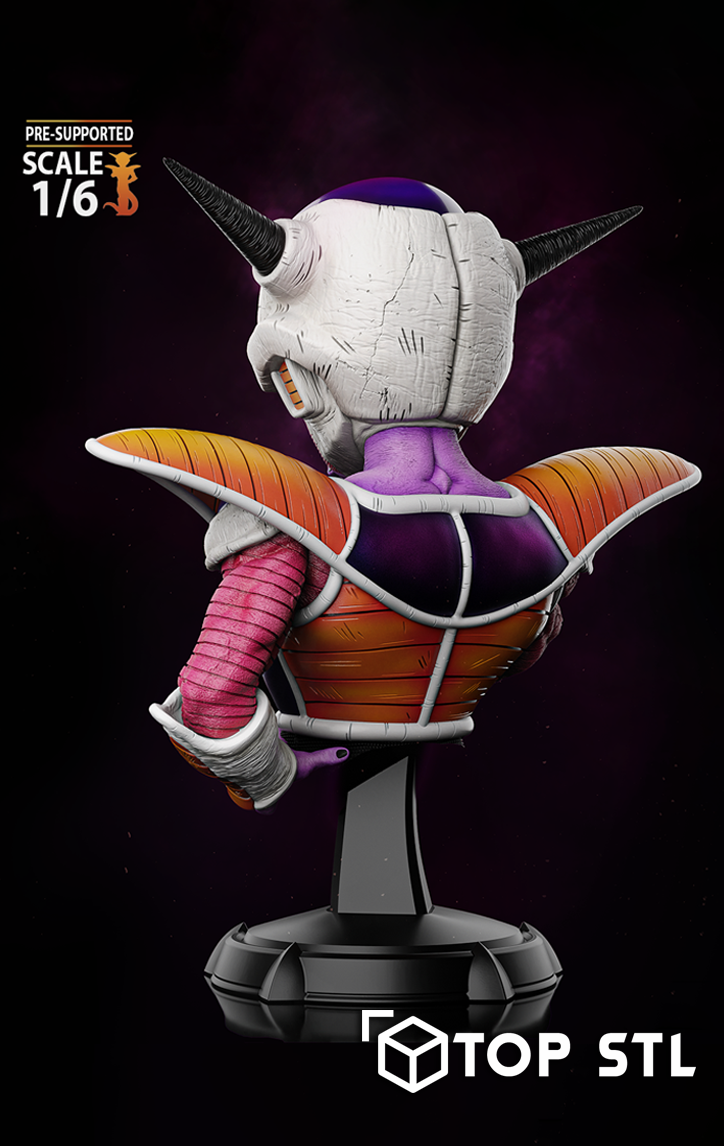 Freeza Bust (Dragon Ball) STL File for 3D Printing - Image 3