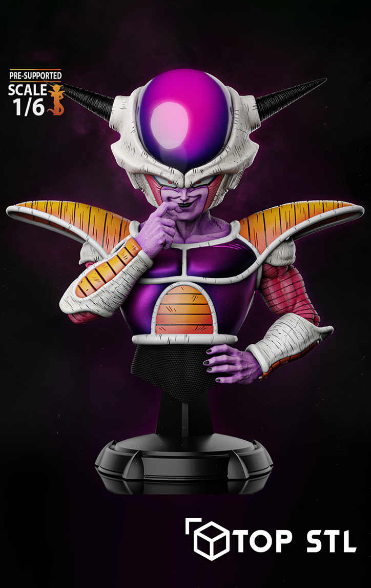 Freeza Bust (Dragon Ball) STL File for 3D Printing
