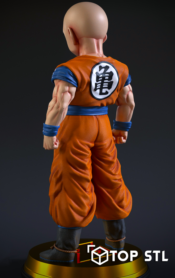 Krillin 1 6 Scale – STL File for 3D Printing - Image 2