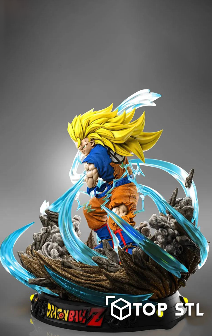 Goku Dragon Ball STL Model for Resin & FDM