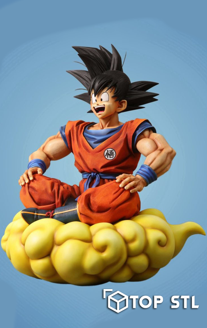 Goku Flying Cloud (Dragon Ball) Resin 3D Printable STL