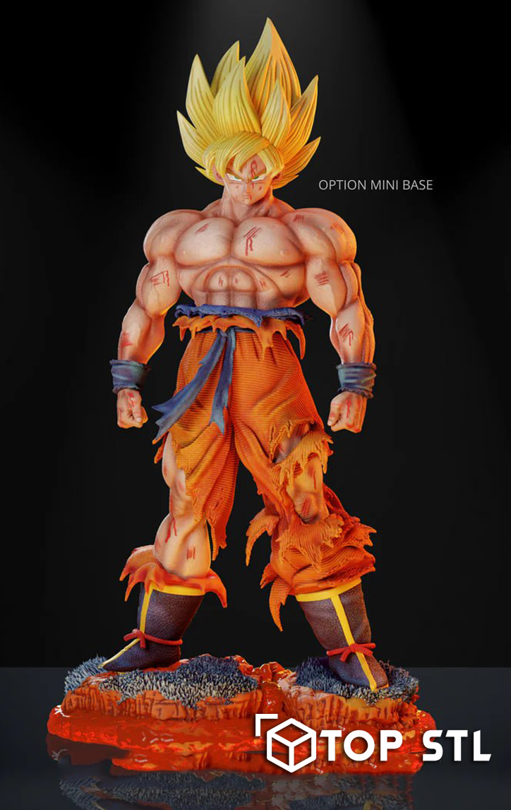 Goku Namek Super Saiyan – STL 3D Print File - Image 2