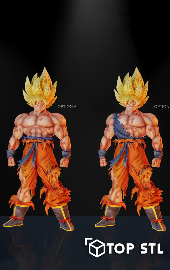 Goku Namek Super Saiyan – STL 3D Print File - Image 3