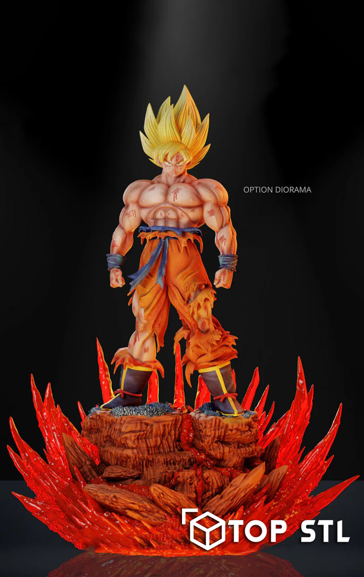 Goku Namek Super Saiyan – STL 3D Print File