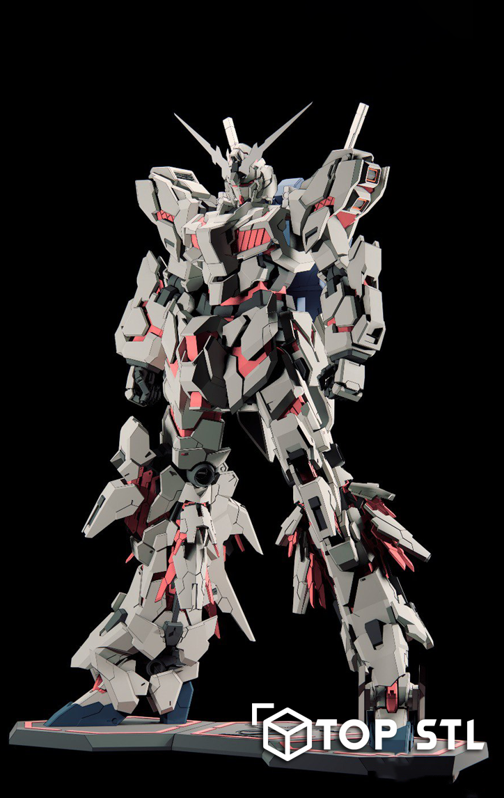 Gundam Unicorn | 3D Printable Figure (STL)