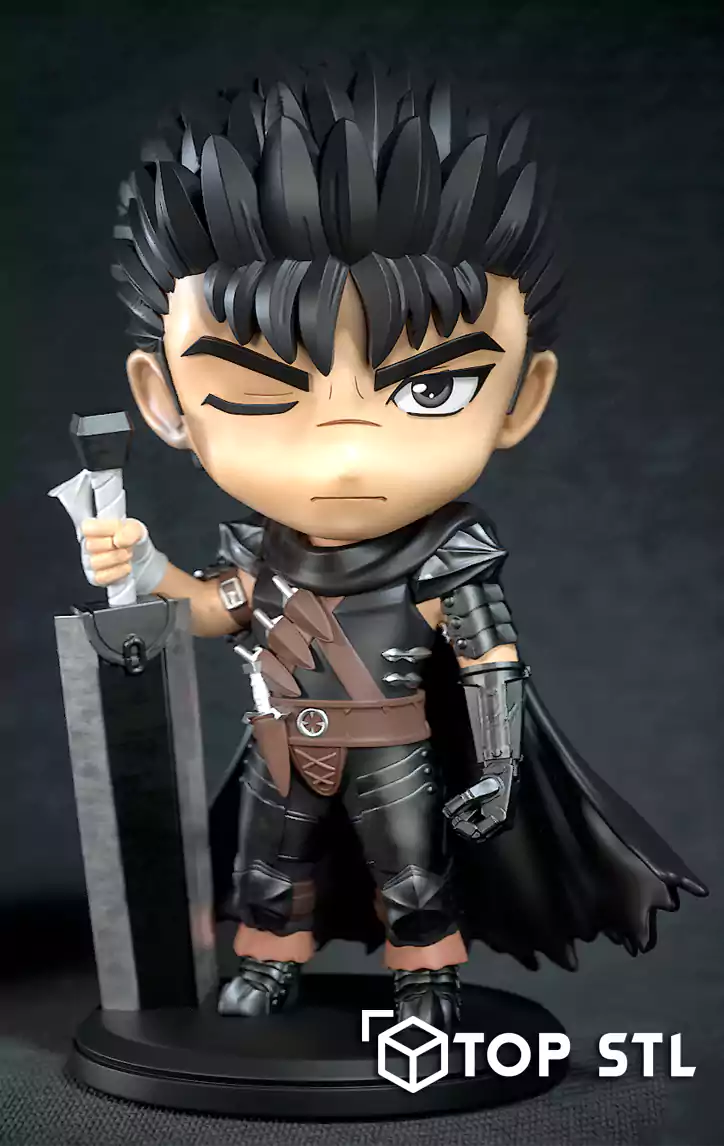Guts Chibi (Berserk) 3D Print STL Model