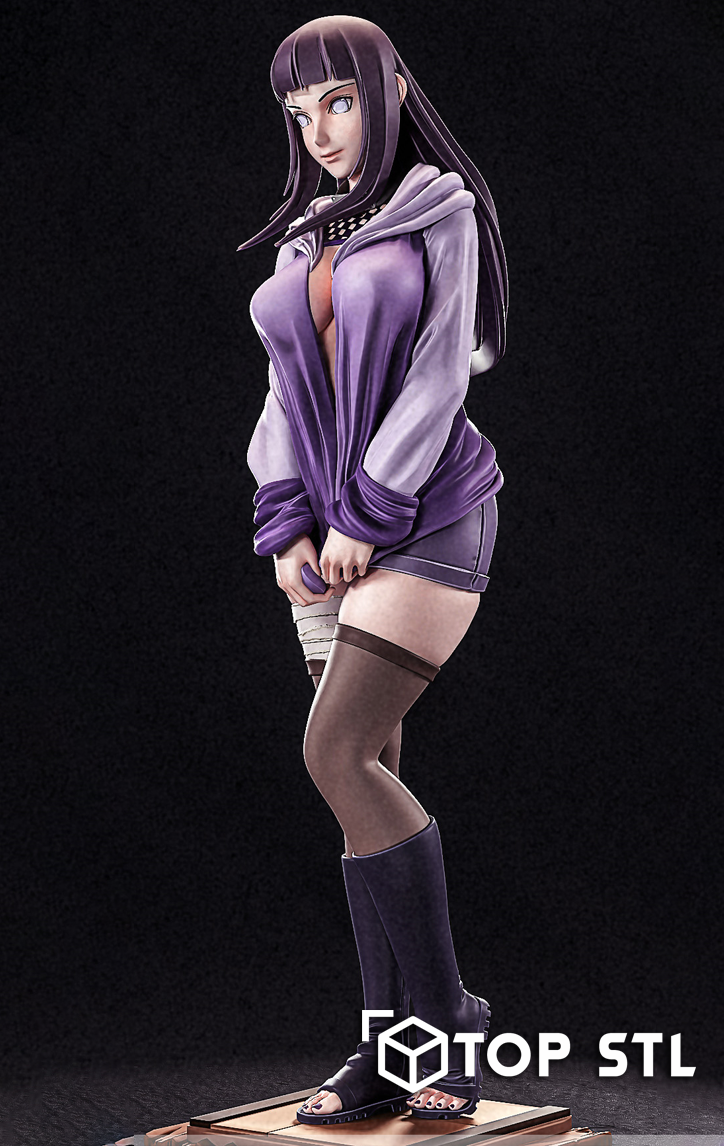 Hinata Hyuga STL 3D Print File - Image 2
