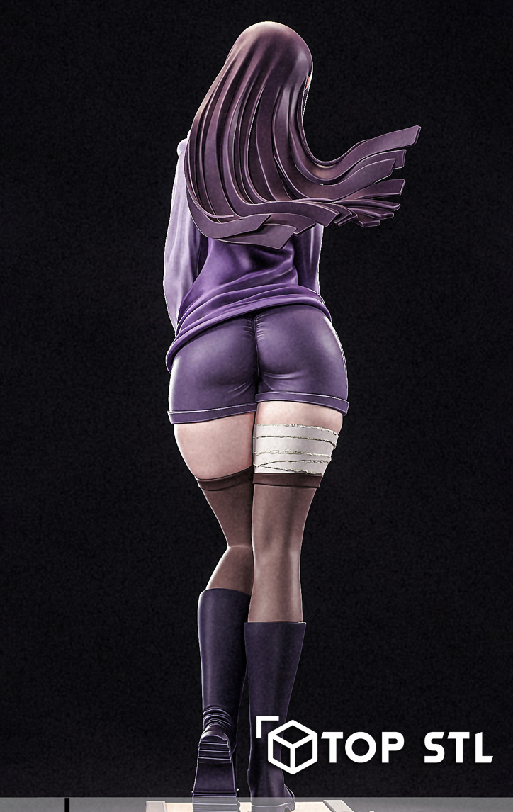 Hinata Hyuga STL 3D Print File - Image 4