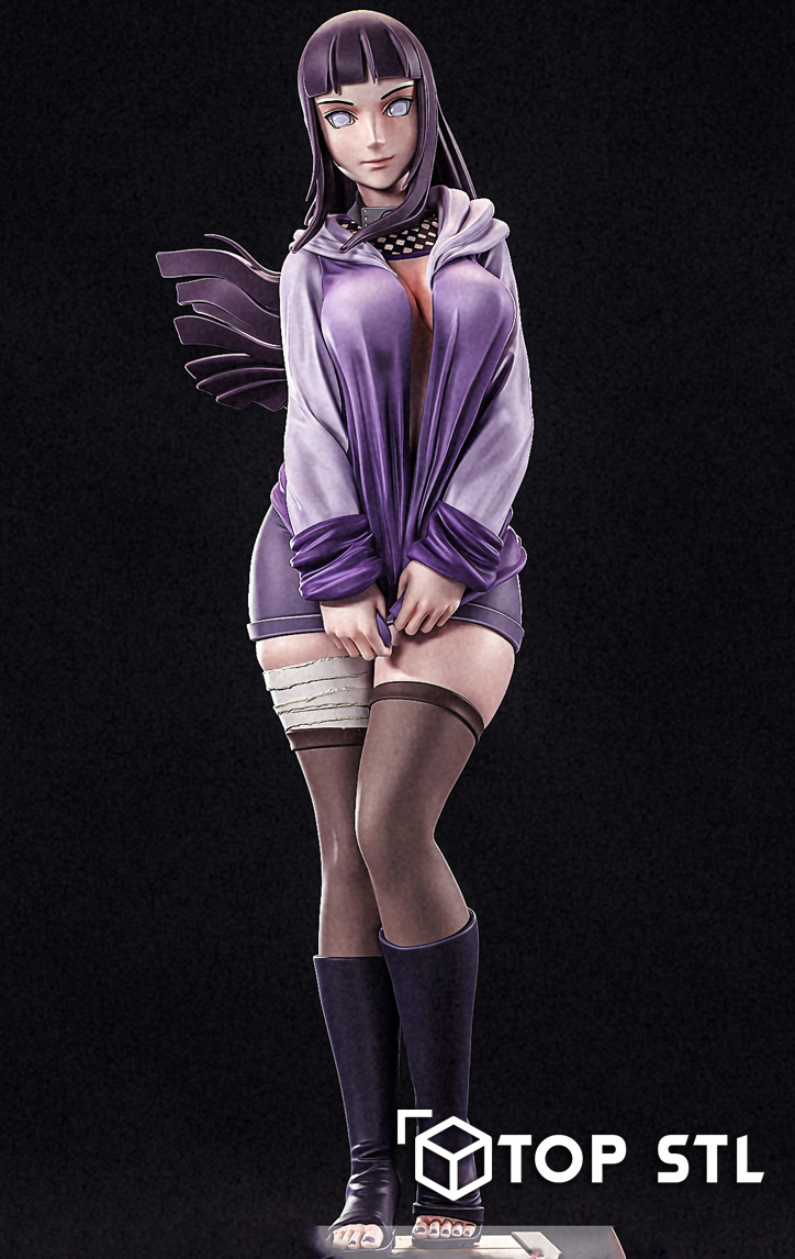 Hinata Hyuga STL 3D Print File