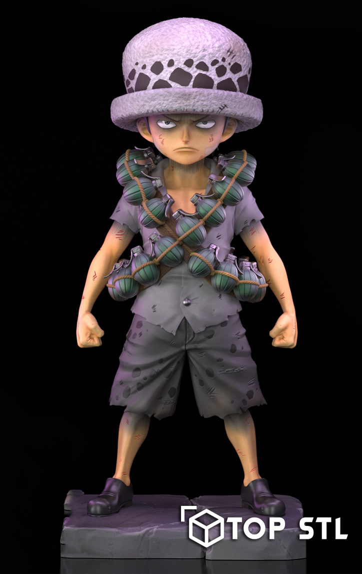 Kid Trafalgar Law – Resin 3D Printable STL