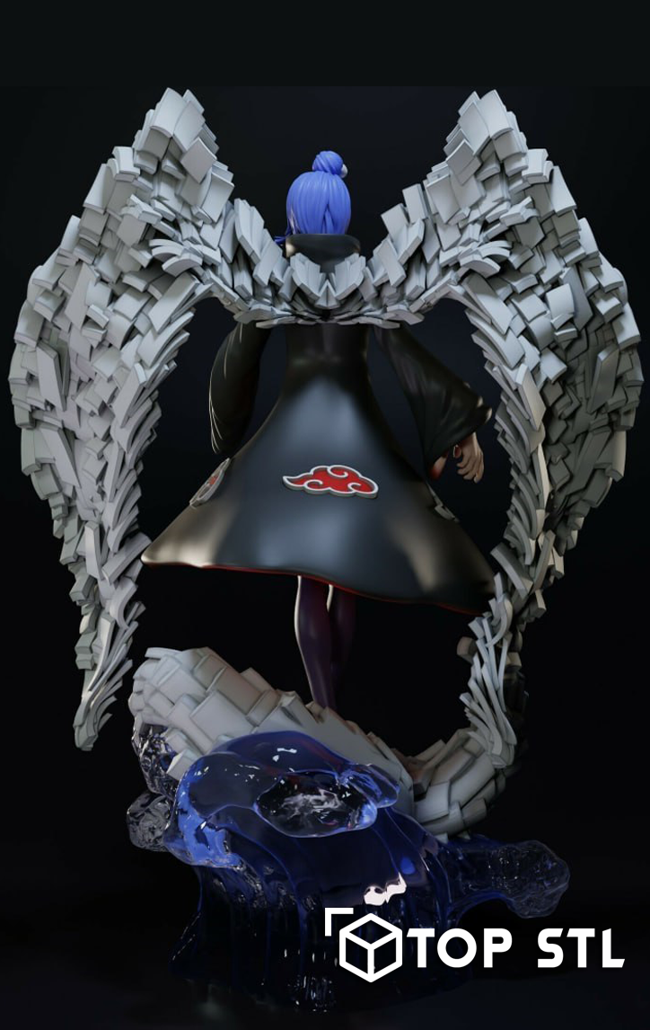 Konan Naruto STL Model for Resin & FDM - Image 3