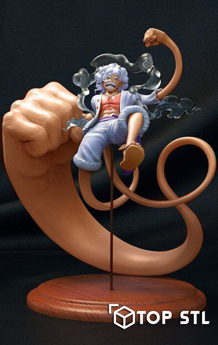 Luffy Gear 5 | 3D Printable Figure (STL)