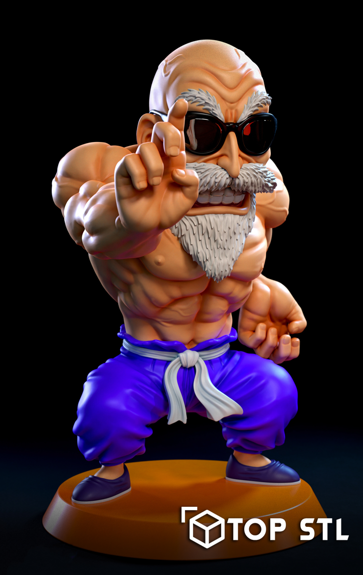 Dragon Ball Master Roshi | Resin 3D Printable STL - Image 2