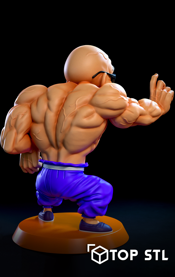 Dragon Ball Master Roshi | Resin 3D Printable STL - Image 3