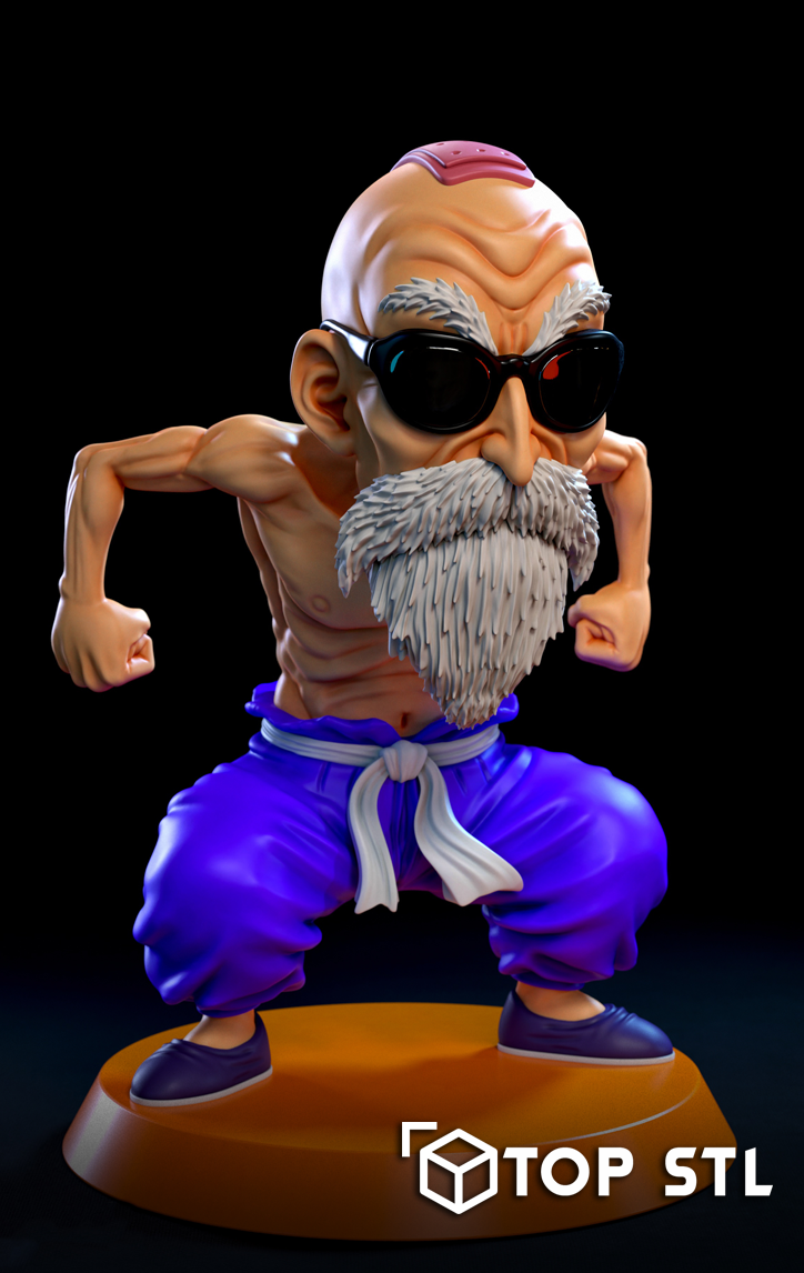 Dragon Ball Master Roshi | Resin 3D Printable STL - Image 5