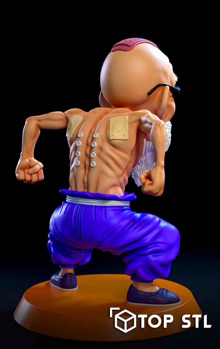 Dragon Ball Master Roshi | Resin 3D Printable STL - Image 6