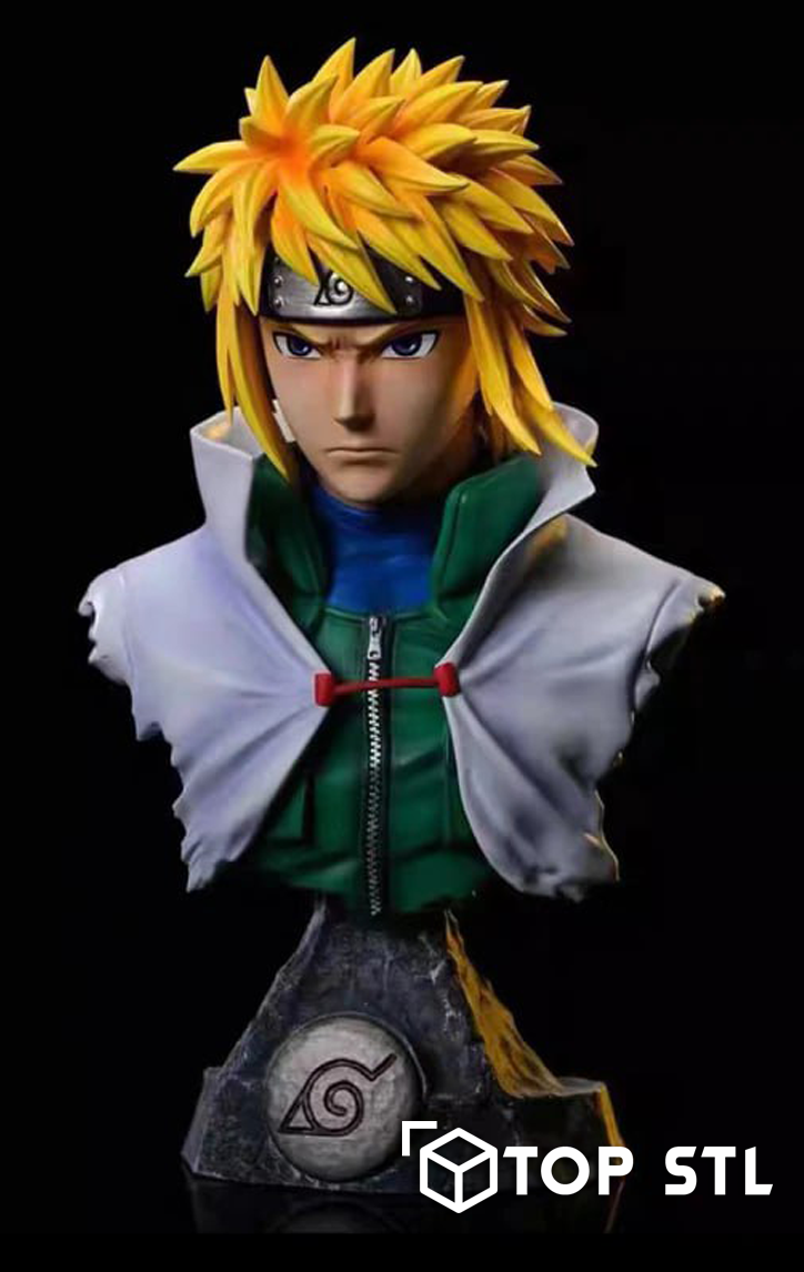 Naruto Minato Bust | Resin 3D Printable STL