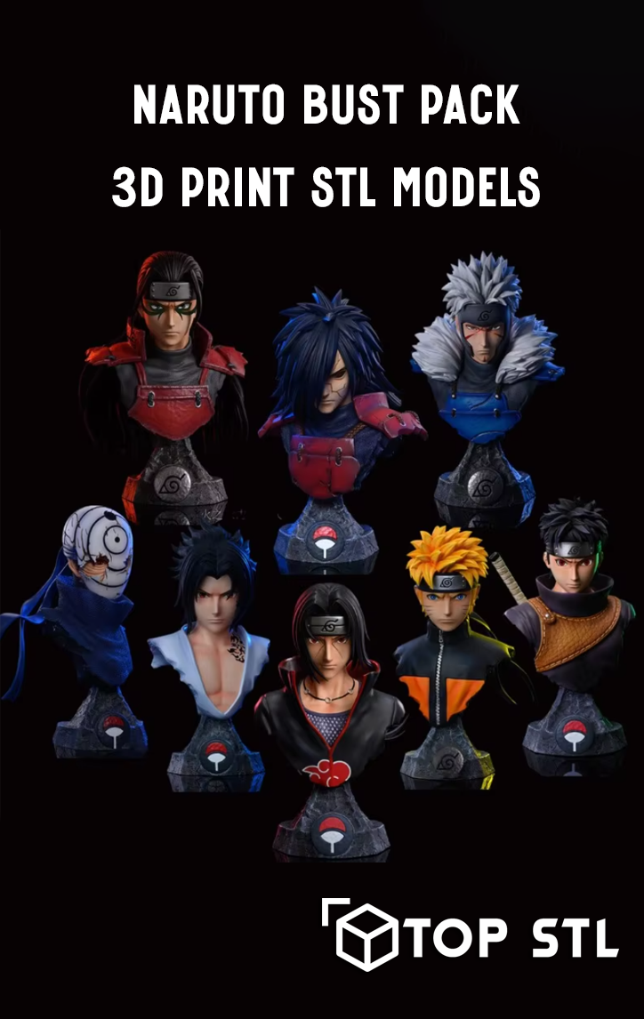 Best Naruto Bust Pack – STL Model for Resin & FDM