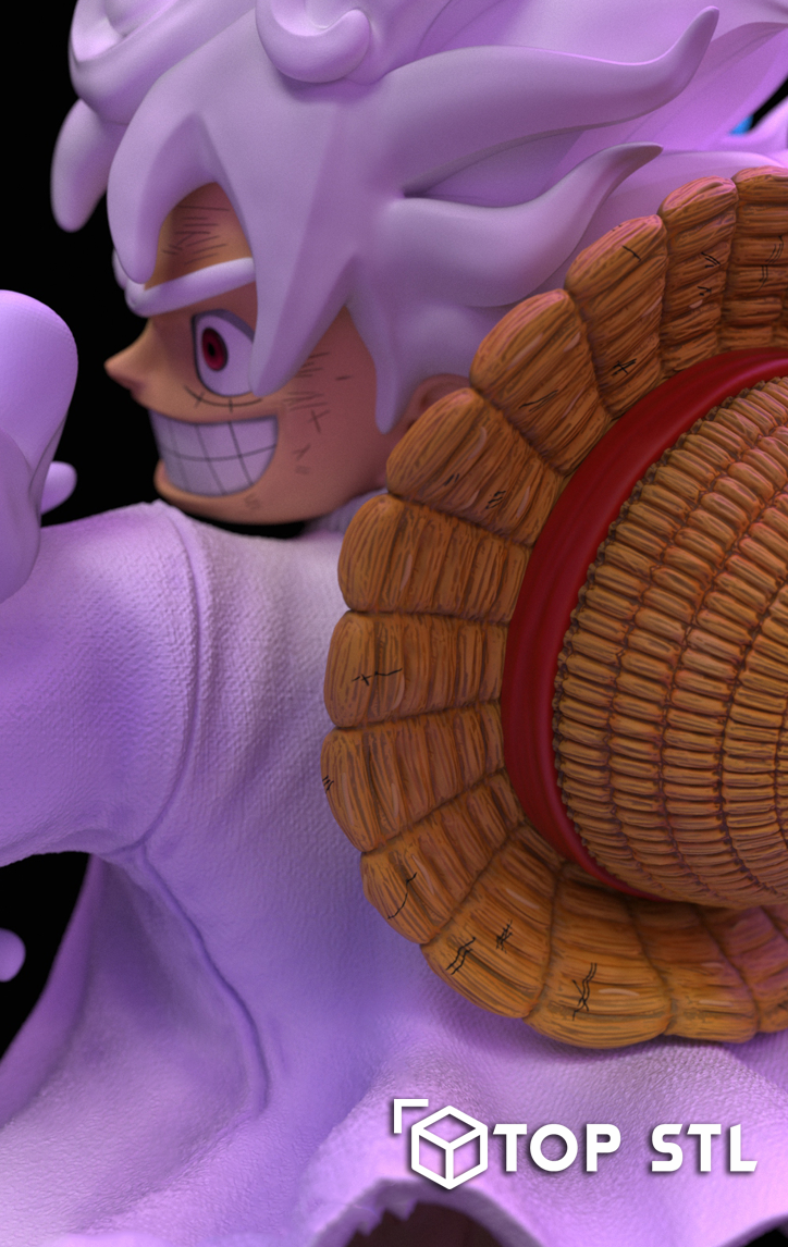 Nika Luffy Gear 5 STL Model for Resin & FDM - Image 5