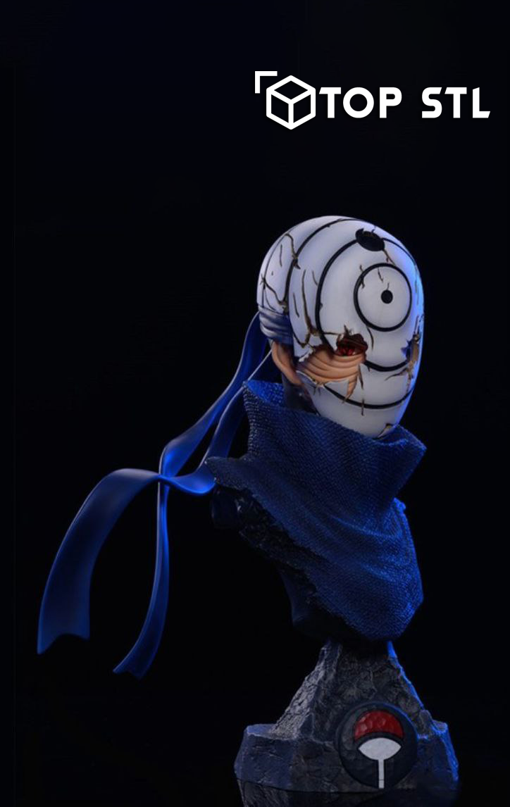 Obito Uchiha Bust (Naruto) Resin 3D Printable STL
