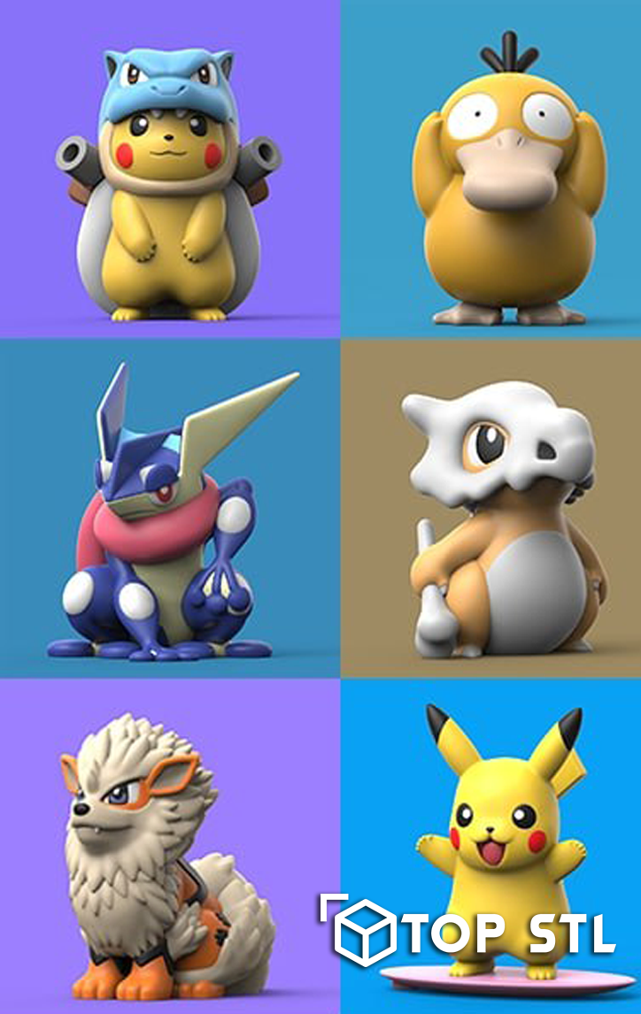 Pokemon Collection 3D Printable Figure (STL) - Image 2