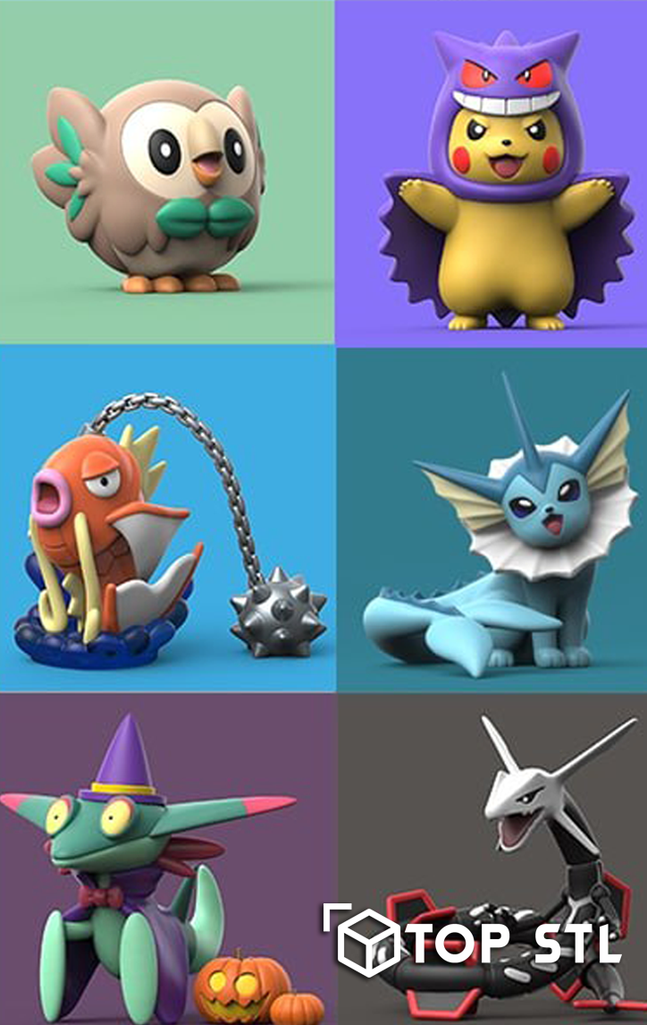 Pokemon Collection 3D Printable Figure (STL) - Image 5