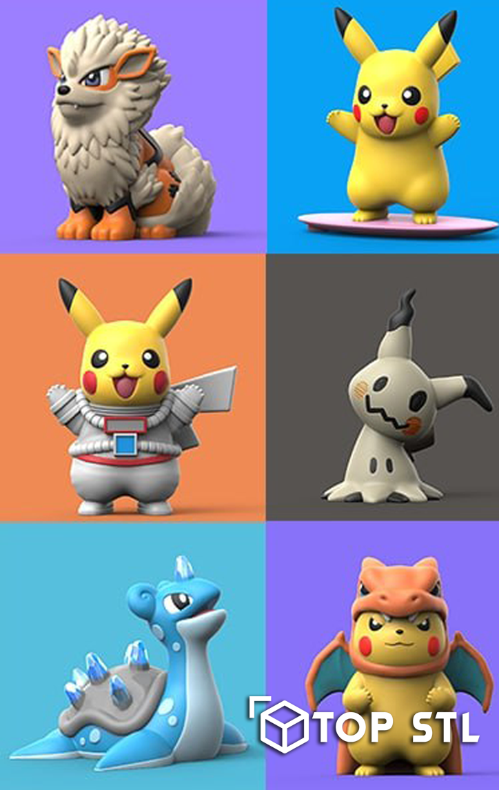Pokemon Collection 3D Printable Figure (STL) - Image 6