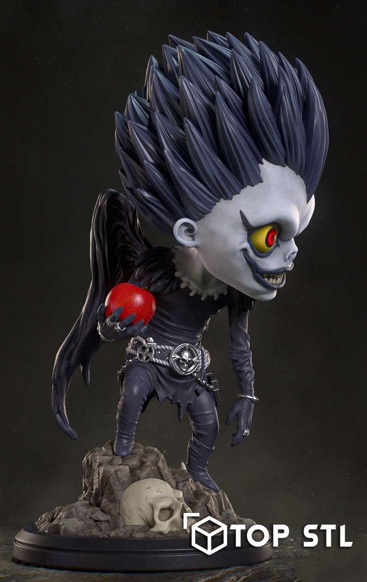 Ryuk Chibi Death Note STL 3D Print File - Image 2