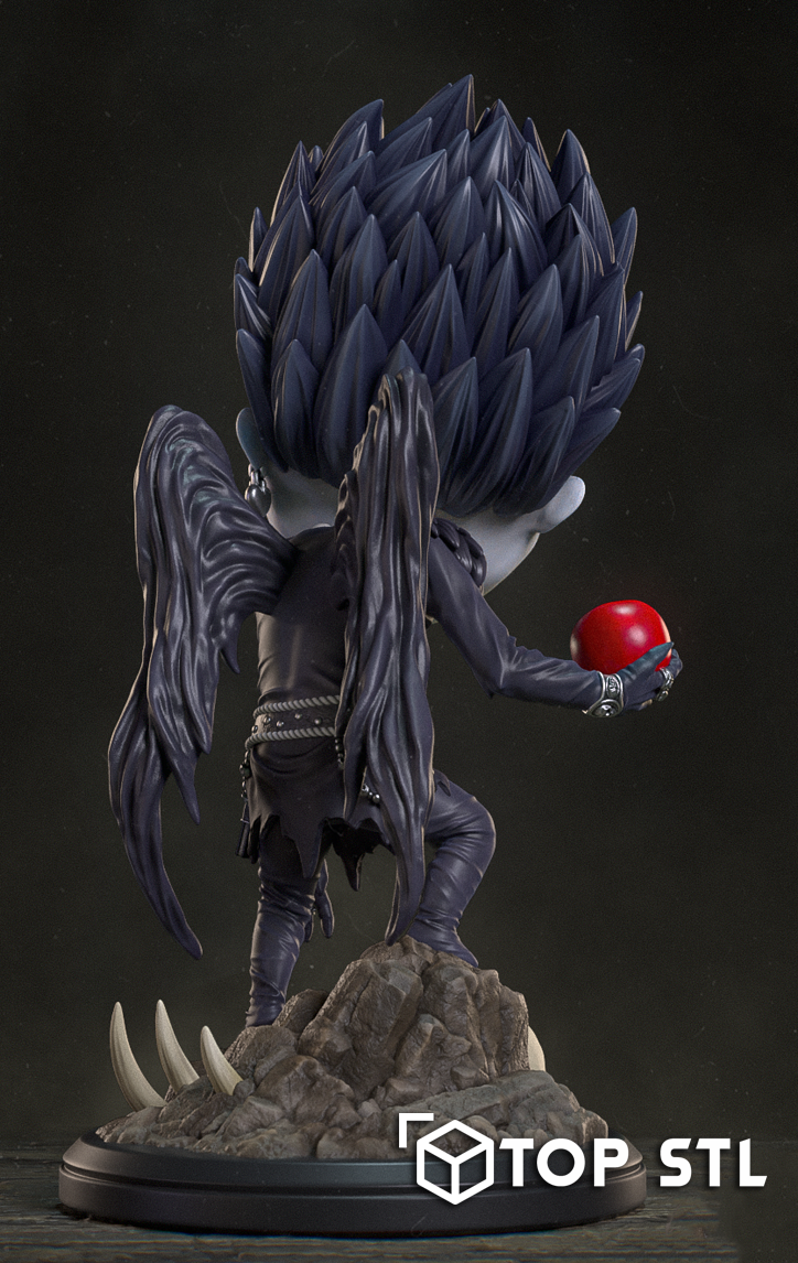 Ryuk Chibi Death Note STL 3D Print File - Image 3