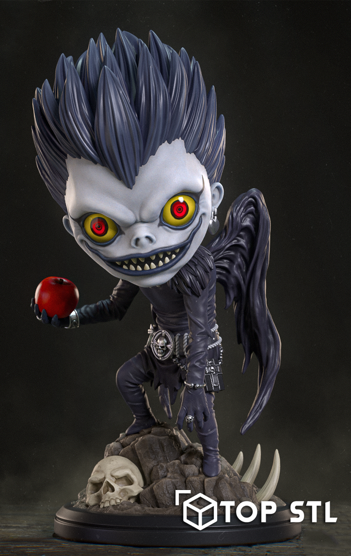 Ryuk Chibi Death Note STL 3D Print File