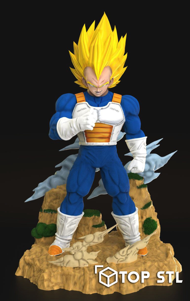 Super Vegeta Namek – 3D Printable Figure (STL) - Image 2