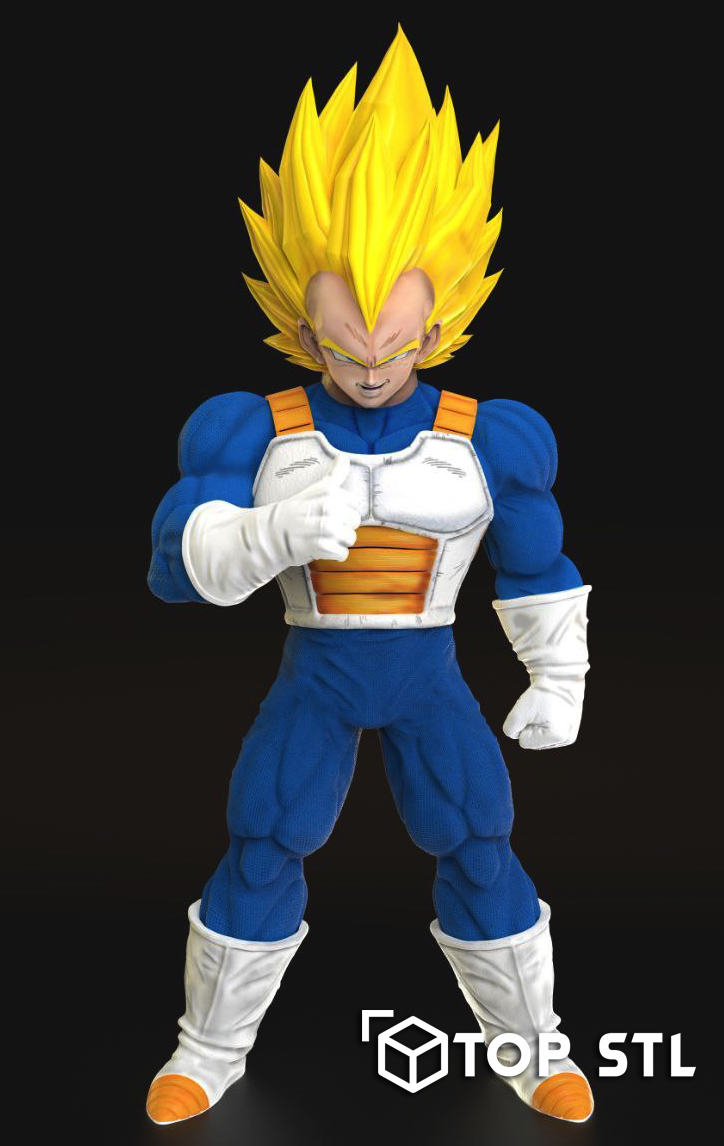 Super Vegeta Namek – 3D Printable Figure (STL) - Image 3