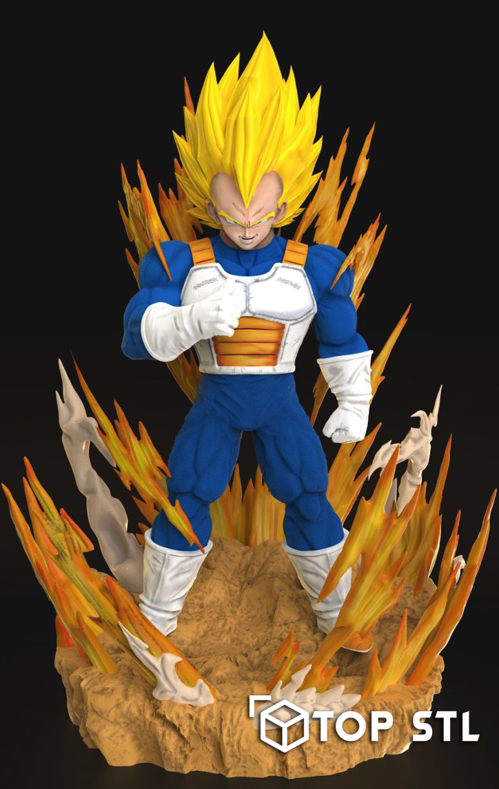 Super Vegeta Namek – 3D Printable Figure (STL)