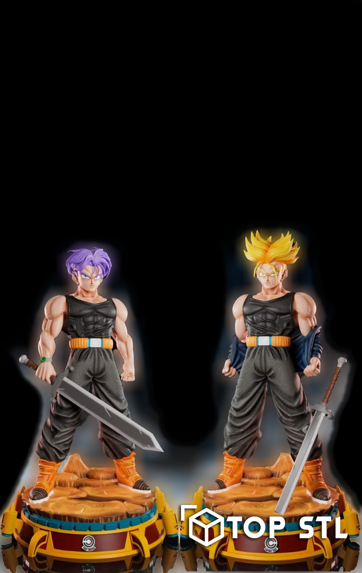 Trunks Dragon Ball 3D Printable Figure (STL)