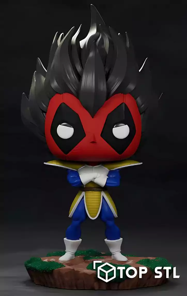 Dragon Ball Vegetapool Chibi | STL File for 3D Printing