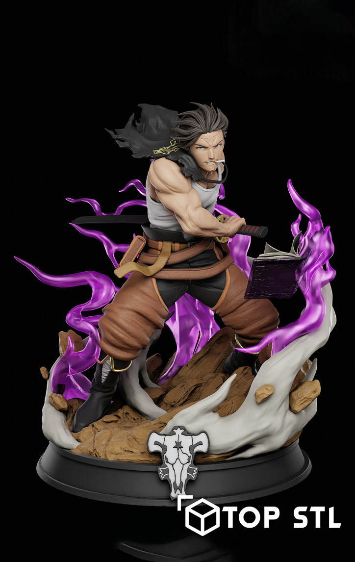 Yami Sukehiro Black Clover – Resin 3D Printable STL