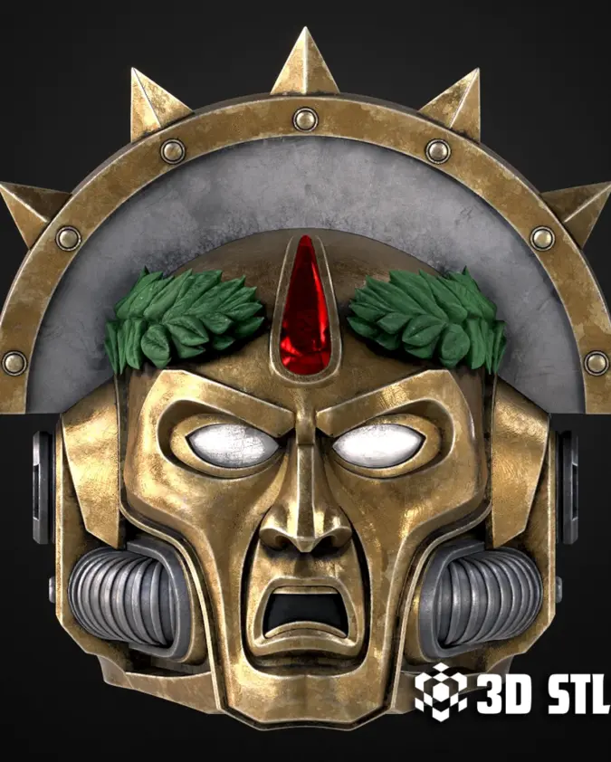 Commander Dante Helmet STL – Warhammer 40K Blood Angels