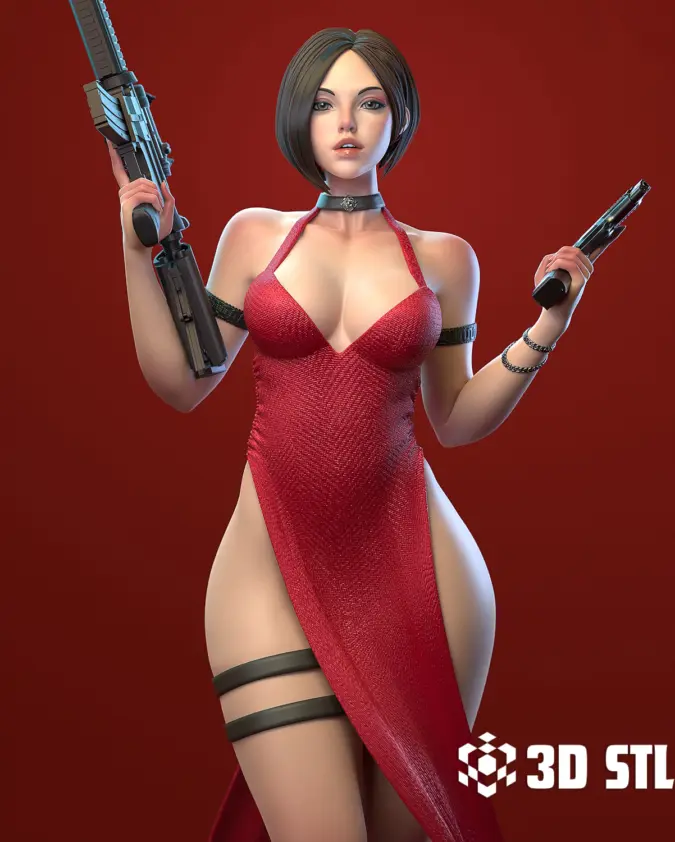 Ada Wong STL – Resident Evil Spy 3D Print Figure