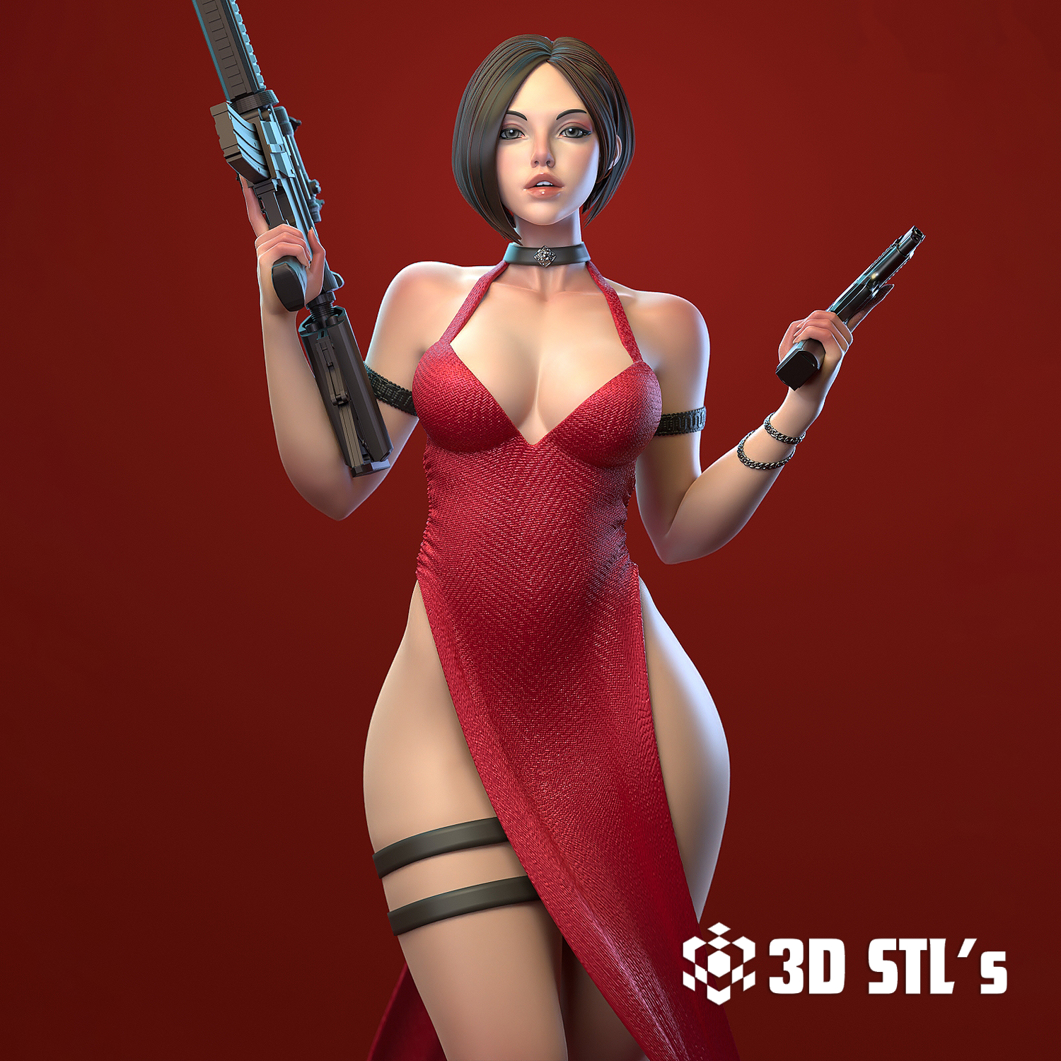 Ada Wong STL – Resident Evil Spy 3D Print Figure